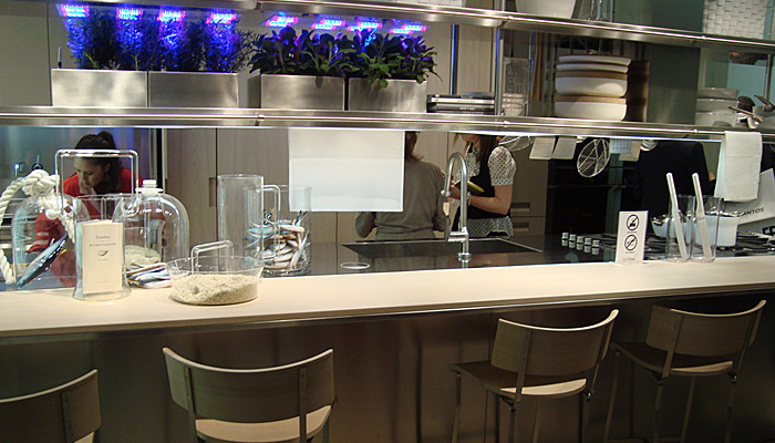 Eurocucina Milaan 2010. Dit is een Arclinea Italiaanse keuken.