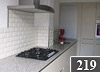 Snaidero projekt 219 te Arnemuiden in Linea greeploos laminaat.
