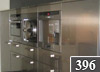 Snaidero keuken in roestvrijstaal hoogglans uitgevoerd geplaatst in Tilburg. Project 396 type Snaidero Tecnica.