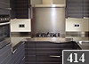 Project 414, Snaidero keuken Time in donker eiken te Axel.
