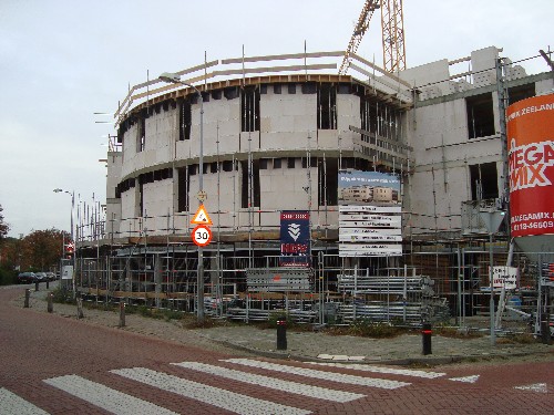 Oktober 2009. Projekt "de Dokke" op Arnemuiden.