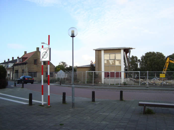 Sloop gymzaal Arnemuiden voor projekt "de Dokke".