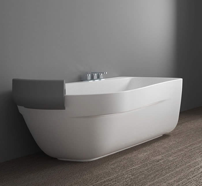 Pininfarina ligbad 185cm breed versie met ronding links PF50PR3001.