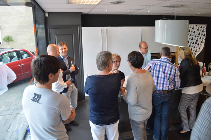 Italiaanse avond in de Snaidero keukenshowroom in Zeeland.