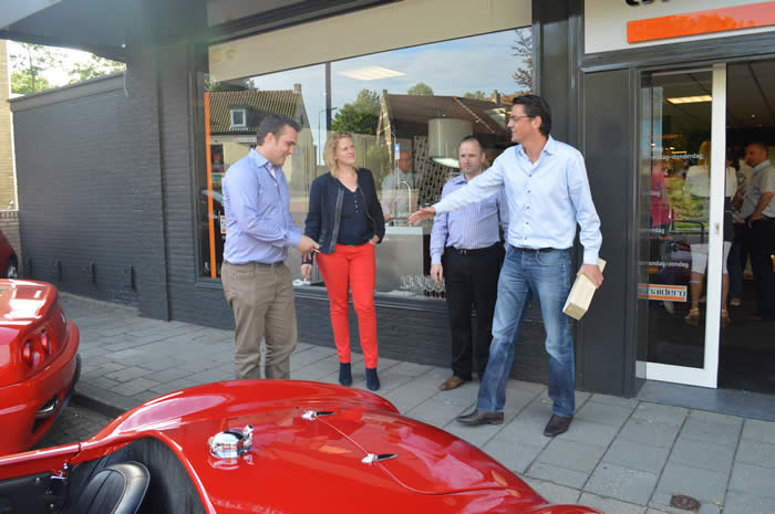 Italiaanse avond bij de Snaidero keuken showroom.