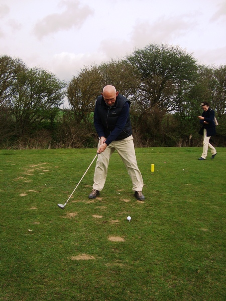 Ook Ries Boom is nu begonnen met golf!