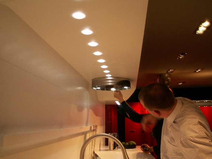 LED verlichting behorend bij de Snaidero Venus.